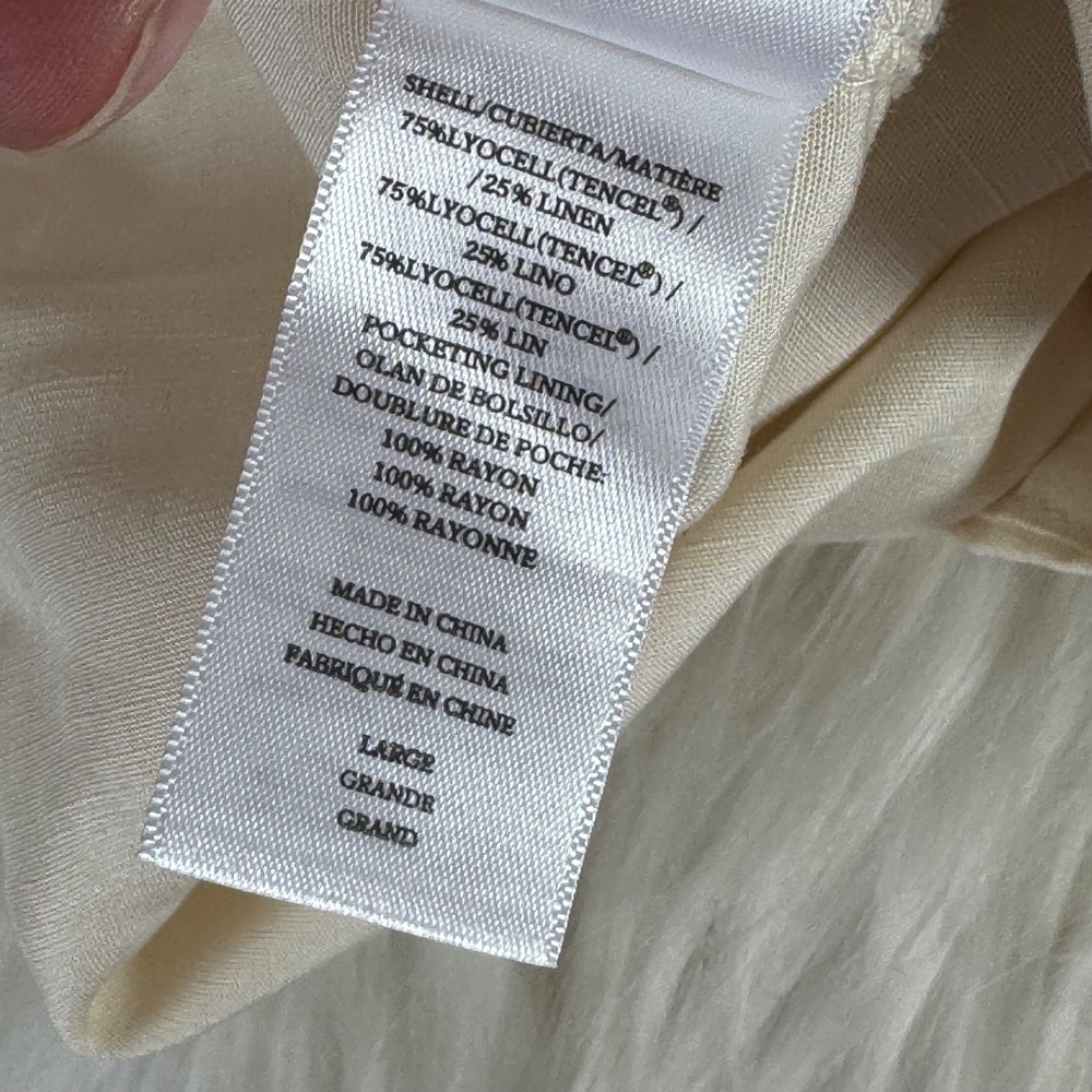 Rails Monte Oat Linen Blend Pull On Cuffed High W… - image 7